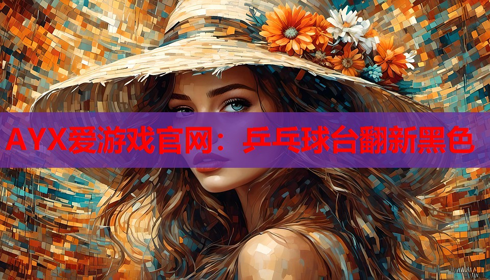 AYX爱游戏官网：乒乓球台翻新黑色